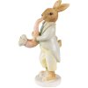 Clayre & Eef 6PR3849 Décoration Lapin 5x8x16 cm Vert - Jaune