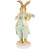 Clayre & Eef 6PR3850 Décoration Lapin 8x5x16 cm Jaune - Vert