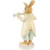 Clayre & Eef 6PR3850 Décoration Lapin 8x5x16 cm Jaune - Vert