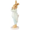 Clayre & Eef 6PR3852 Décoration Lapin 8x5x16 cm Vert - Marron