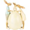 Clayre & Eef 6PR3856 Décoration Lapin 13x9x17 cm Vert - Jaune