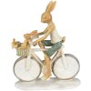 Clayre & Eef 6PR3869 Décoration Lapin 18x7x22 cm Blanc - Beige