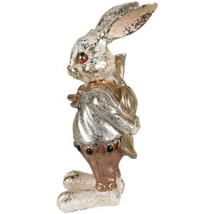 Clayre & Eef 6PR3881 Décoration Lapin 6x7x14...