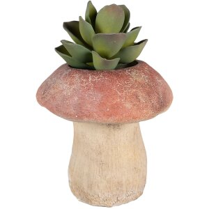 Clayre & Eef 6TE0460L Pot de fleurs champignon...