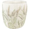 Clayre & Eef 6TE0463S Pot de fleurs Ø 13x13 cm Vert - Beige