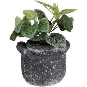 Clayre & Eef 6TE0469L Pot de fleurs 17x15x13 cm Gris...