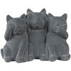 Clayre & Eef 6TE0475 Décoration Chats 22x10x16 cm Gris