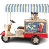 Clayre & Eef 6Y4952 Modèle de chariot à bière tricycle 30x12x24 cm Bleu - Beige