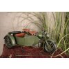 Clayre & Eef 6Y4962 Modèle réduit moto avec side-car 38x26x18 cm Vert