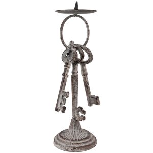 Clayre & Eef 6Y5423 Chandelier 13x11x33 cm Gris