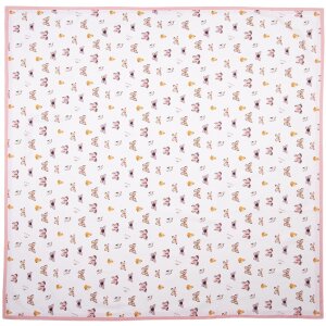 Clayre & Eef BPD01 Nappe 100x100 cm Beige - Rose...