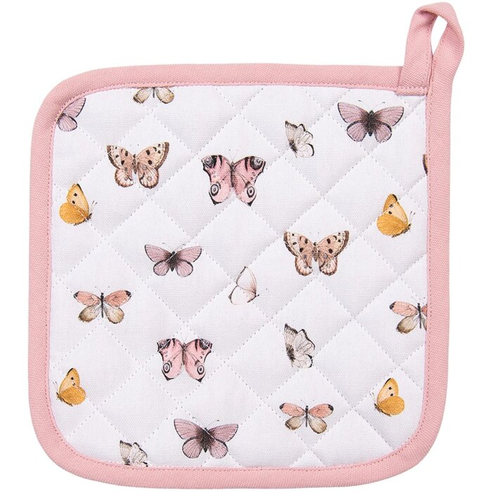 Clayre & Eef BPD45K Manique enfant 16x16 cm Beige - Rose