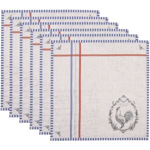 Clayre & Eef DFR43 Serviettes en tissu (6...