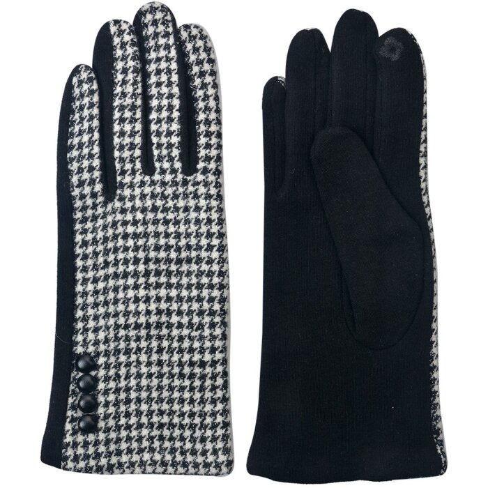 Clayre & Eef JZGL0039 Gants dhiver 8x24 cm noir noir