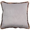 Clayre & Eef KG023.119 Coussin rempli 45x45x4 cm rose - blanc carré Coussin décoratif