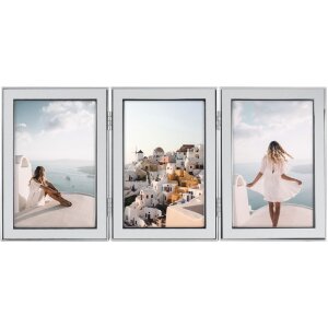 Hama Cadre double en aluminium Santorini 3 photos 13x18...