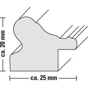 Hama cadre plastique Vienna 10x15 cm argenté