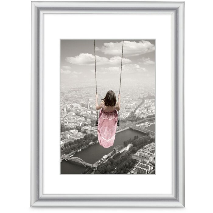 Hama cadre plastique Swing 15x20 cm argenté