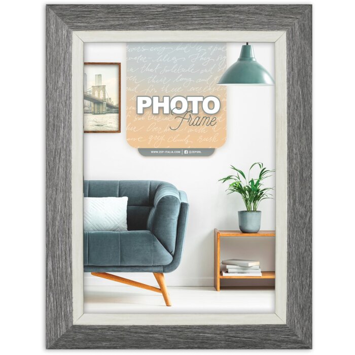 Cadre photo ZEP Adler 15x20 cm gris