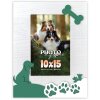 Cadre photo ZEP pour chiens Pluto 10x15 cm vert