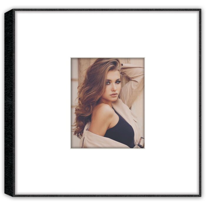 Cadre photo ZEP Shelby noir 20x25 cm (48,5x48,5 cm)