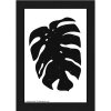 Walther cadre en bois Liv Monstera 10x15 cm noir