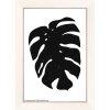 Walther cadre en bois Liv Monstera 10x15 cm blanc