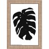 Walther cadre en bois Liv Monstera 10x15 cm gris