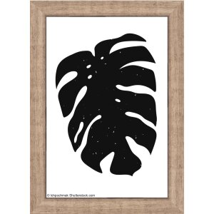 Walther cadre en bois Liv Monstera 10x15 cm à 30x40 cm