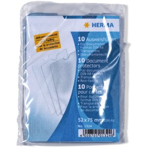 HERMA 1324 Pochettes pour cartes didentité 52x75...