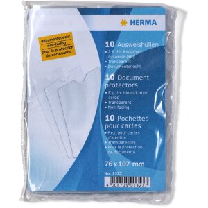 HERMA 1327 Pochettes pour cartes didentité 76x107...