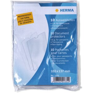 HERMA 1331 Pochettes pour cartes didentité 102x137...