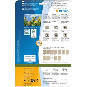 HERMA 10753 Étiquettes papier silphie 70x36mm brun...