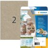 HERMA 10757 Étiquettes papier silphie A4 210x148mm brun naturel permanent 40 pcs.