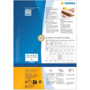 HERMA 10773 Étiquettes résistantes aux intempéries A4 105x148 mm blanc 320 étiquettes