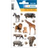 HERMA 15479 Autocollants décoratifs Animaux dAfrique Set multicolore