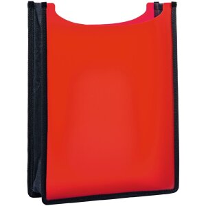 Classeur Flexi A4 HERMA 19550 Translucide rouge Tissu textile