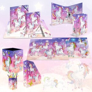 HERMA 19715 Porte-revues A4 Carton Design Licorne Trou de...