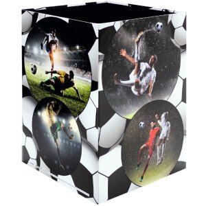 HERMA 19739 Corbeille à papier design football carton solide 22x31.5cm