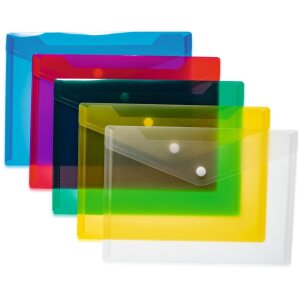 HERMA 20050 Pochettes pour documents DIN A5 PP 5 couleurs...