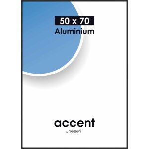 Cadre alu Nielsen Accent 42x59,4 cm DIN A2 noir mat