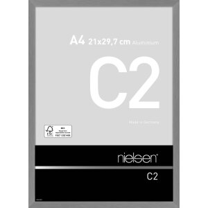 Cadre photo en aluminium Nielsen C2 structure gris mat...