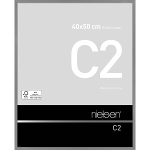 Cadre photo en aluminium Nielsen C2 structure gris mat...