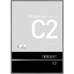 Cadre photo en aluminium Nielsen C2 structure gris mat...