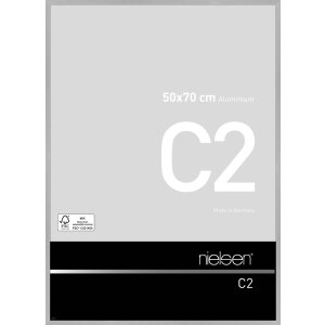 Cadre photo en aluminium Nielsen C2 structure argent mat...