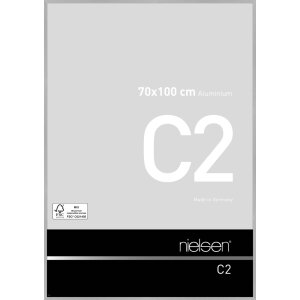 Cadre photo en aluminium Nielsen C2 structure argent mat...