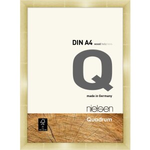 Cadre interchangeable en bois Nielsen Quadrum 21x29,7 cm or