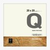 Cadre interchangeable en bois Nielsen Quadrum 20x20 cm blanc opaque