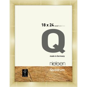 Cadre interchangeable en bois Nielsen Quadrum 18x24 cm or