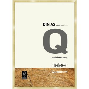 Cadre interchangeable en bois Nielsen Quadrum 42x59,4 cm or